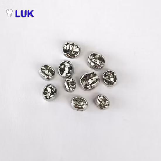 Good Quality Dental Supplies Temporary Kids Molar Crown Stainless Steel Crown/Kids Crown