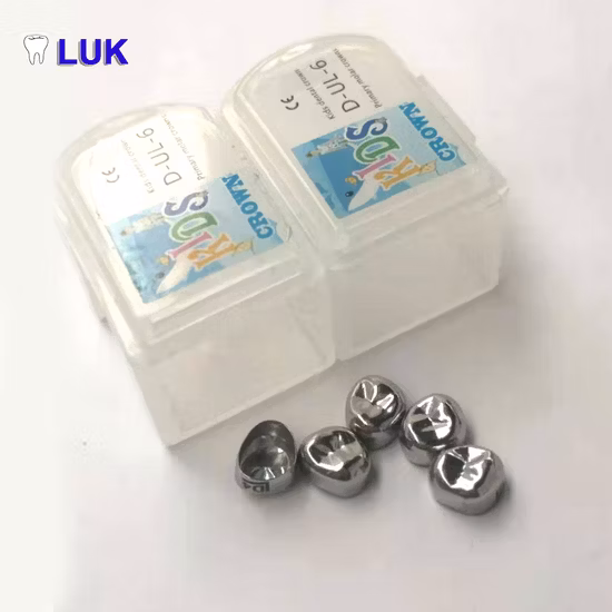 Good Quality Dental Supplies Temporary Kids Molar Crown Stainless Steel Crown/Kids Crown