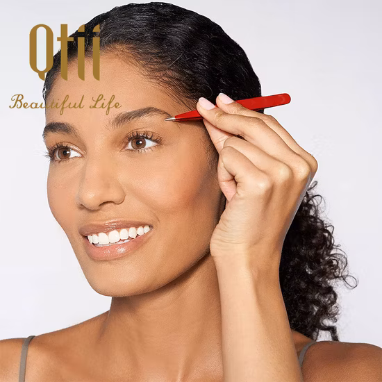 Pinzetta a punta in acciaio inossidabile di colori assortiti per rimuovere incarniti o bambini