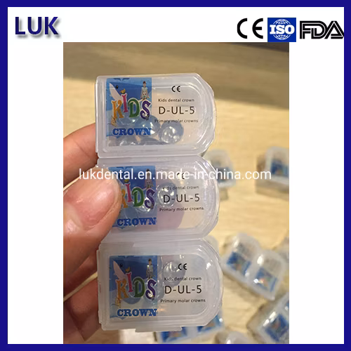 Forniture dentali di buona qualità Corona molare temporanea per bambini Corona in acciaio inossidabile/Corona per bambini